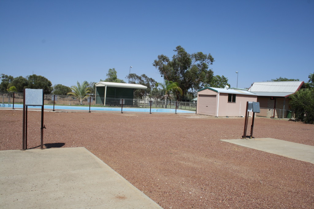 Camp sites & pool